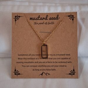 🆕️ The Seed Of Faith Mustard Seed Necklace